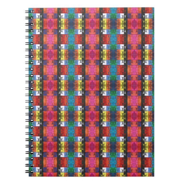 Caderno Espiral Pop art no.1 by Yeshaya Dank - unity & harmony (Frente)