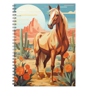 Caderno Espiral Pop Art Palomino Desert Horse
