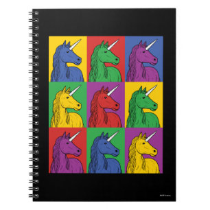 Caderno Espiral Pop Art Unicorn
