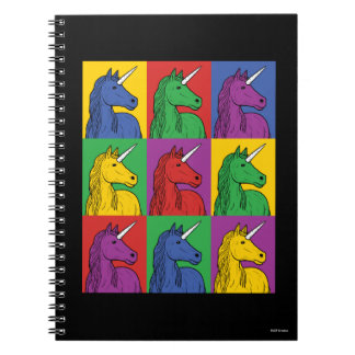 Caderno Espiral Pop Art Unicorn