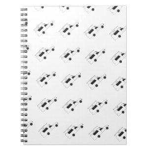 Caderno Espiral pop para cima do chinook camper