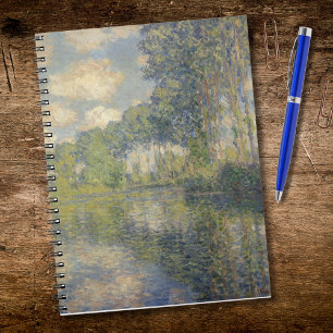 Caderno Espiral Poplars on the Epte - Monet