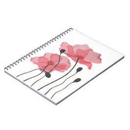 Caderno Espiral Poppies