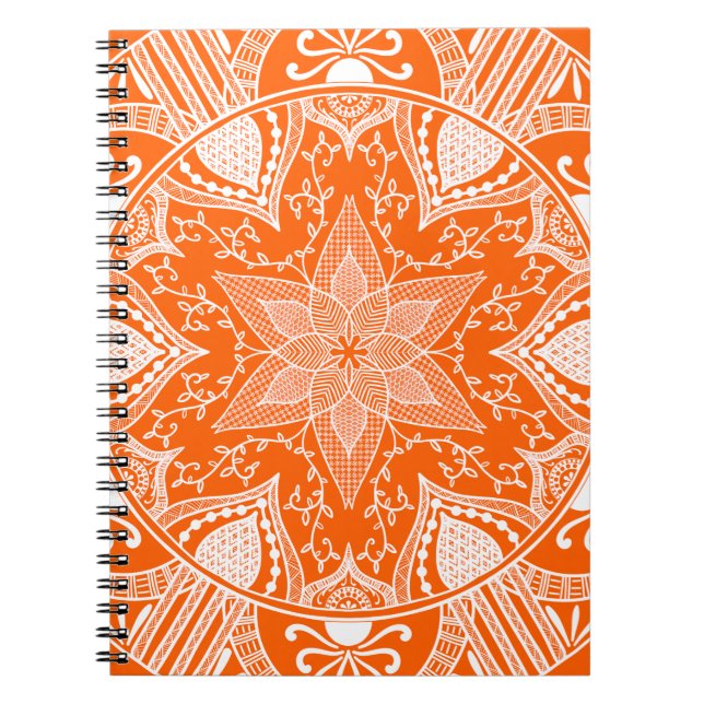 Caderno Espiral Poppy Mandala (Frente)
