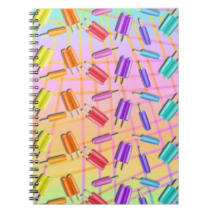 CADERNO ESPIRAL POPSICLES DO POP ART
