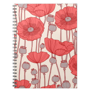 Caderno Espiral Popy Field Dance: Rapsódia Floral Sem Olhos