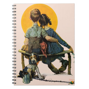 Caderno Espiral Por do sol