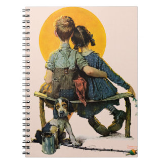 Caderno Espiral Por do sol