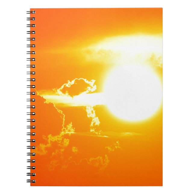 Caderno Espiral pôr do sol 3 (Frente)