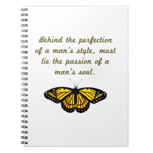 Caderno Espiral Por Trás Da Perfeição