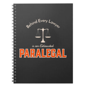 Caderno Espiral Por trás de todos os advogados está um paralegal e