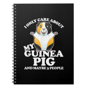 Caderno Espiral Porco-guineense Eu Me Preocupo Com Meu Porco-guine