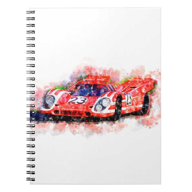 Caderno Espiral Porsche 917 Salzburgo (Frente)