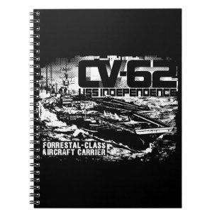 Caderno Espiral Porta-aviões Independência Fuji notebook