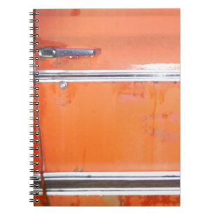Caderno Espiral Porta do Caminhão de Chevy Laranja
