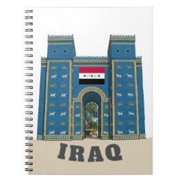 Caderno Espiral Portão de Ishtar Iraque Monumentos