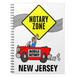 Caderno Espiral Portaria de Noite Móvel Red Sports Car New Jersey