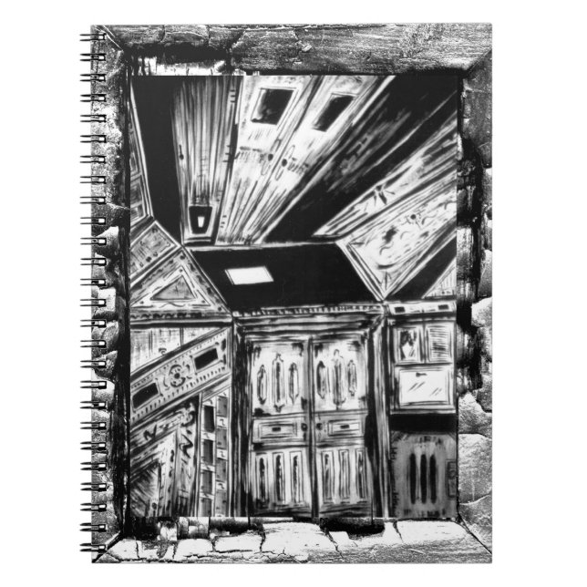 Caderno Espiral Portas abertas (Frente)