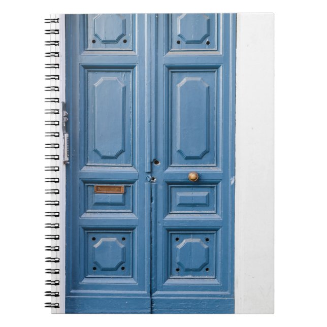 CADERNO ESPIRAL PORTAS DE MADEIRA RODADA (Frente)