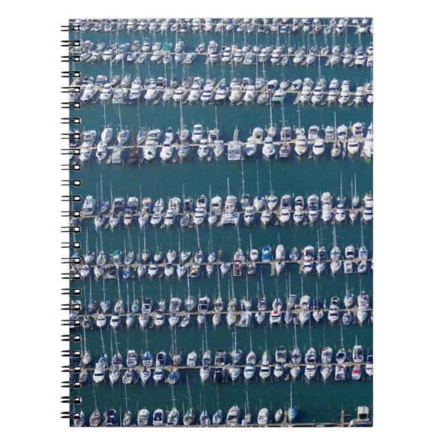 Caderno Espiral Porto de Barcos Aérea (Frente)