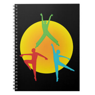 Caderno Espiral Poses de Dança