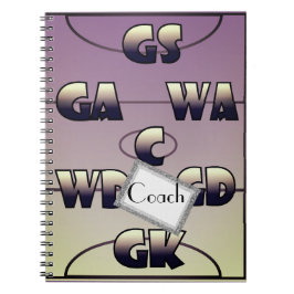 Caderno Espiral Posições feitas sob encomenda do jogador do