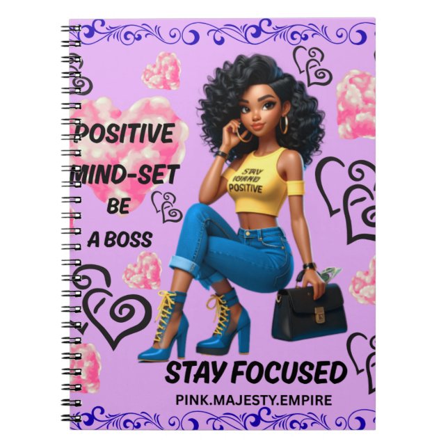 Caderno Espiral Positive Mindset (Frente)