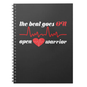 Caderno Espiral Poste a recuperação de desvio de cirurgia cardí