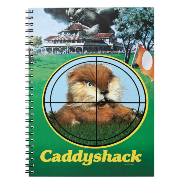 Caderno Espiral Poster de Caddyshack (Frente)