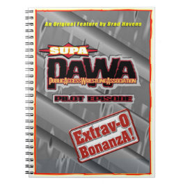 Caderno Espiral Poster do PAWA oficial de uma mão