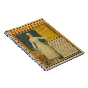 Caderno Espiral poster WI 1917 Ser Uma Enfermeira Treinada