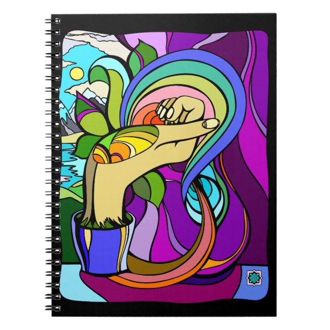 Caderno Espiral Potencial enraizado (Frente)