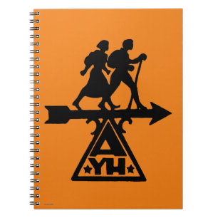Caderno Espiral Pousadas da juventude americanas