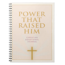 Caderno Espiral Power That Raised Him Christian Easter 2026