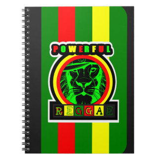 caderno espiral Powerful Reggae