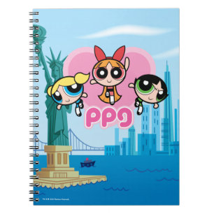 Caderno Espiral Powerpuff Girls Team Awesome