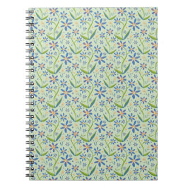 Caderno Espiral Prado | Margaridas Dançantes em Aquarela