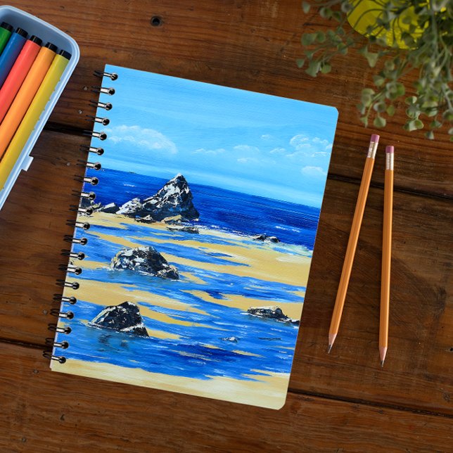 Caderno Espiral Praia (Criador carregado)