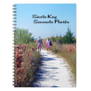 Caderno Espiral Praia chave do Siesta