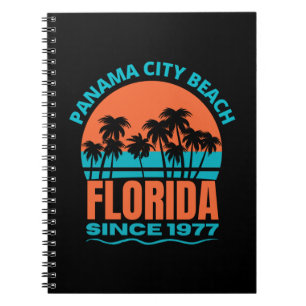 Caderno Espiral Praia da Cidade do Panamá Flórida