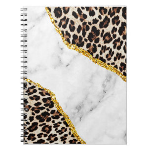 Caderno Espiral Praia da Pedra Literária do Interior do Luxo Leopa