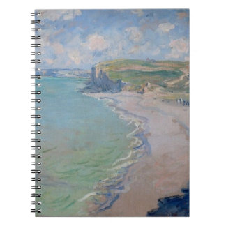 Caderno Espiral Praia de Claude Monet em Pourville