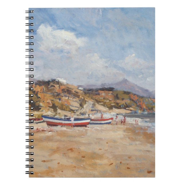 Caderno Espiral Praia e montanhas Nerja 2001 (Frente)