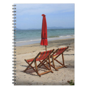 Caderno Espiral Praia tropical