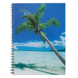 Caderno Espiral Praias Tropicais   Praia Motu Tofari, Bora Bora