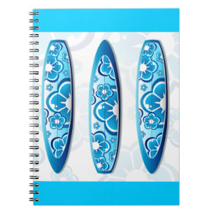 Caderno Espiral Prancha Groovy com um design da flor