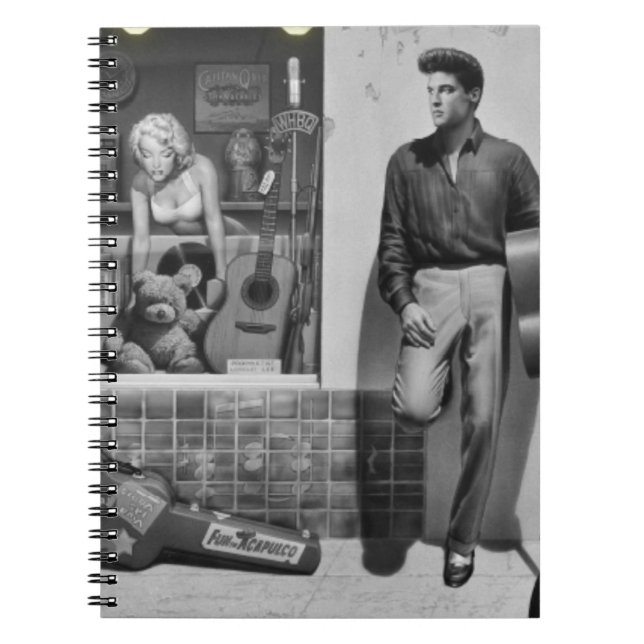 Caderno Espiral Prata de HWY 51 (Frente)