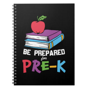 Caderno Espiral Pré-Jardim De Infância Preparado Para O Pré-Jardim