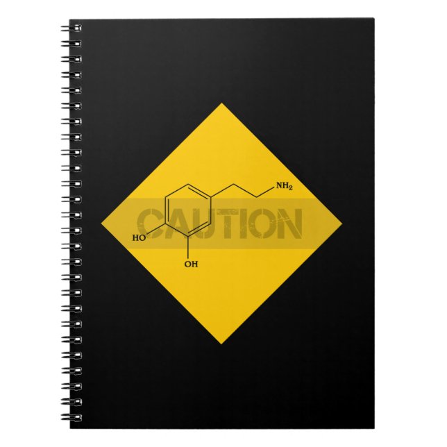 Caderno Espiral Precaução: Dopamina (Frente)