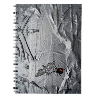 Caderno Espiral Predador/Preto de Fita Duto